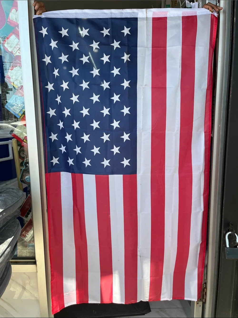 Classic US Stars & Stripes Beach Towel - Red, White & Blue